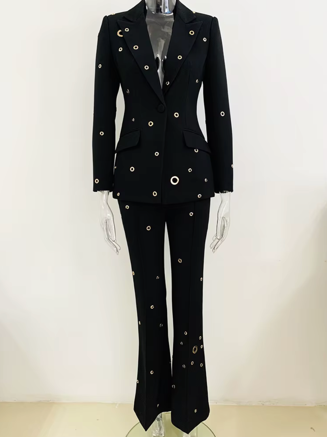 Metallic Embellished Pant Suit