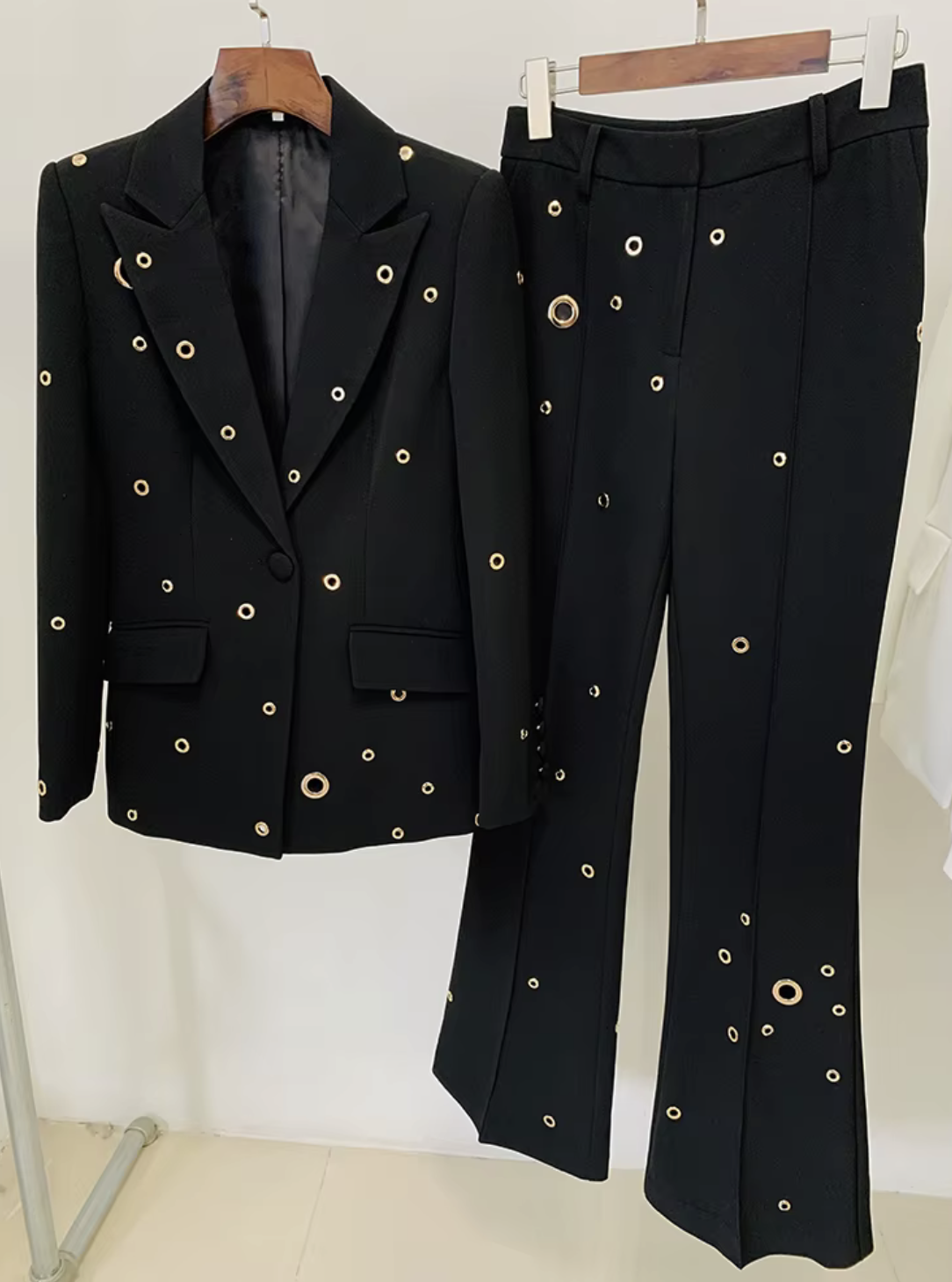 Metallic Embellished Pant Suit